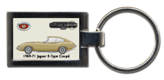 Jaguar E-Type Coupe 2+2 S2 (wire wheels) 1969-71 Keyring 4